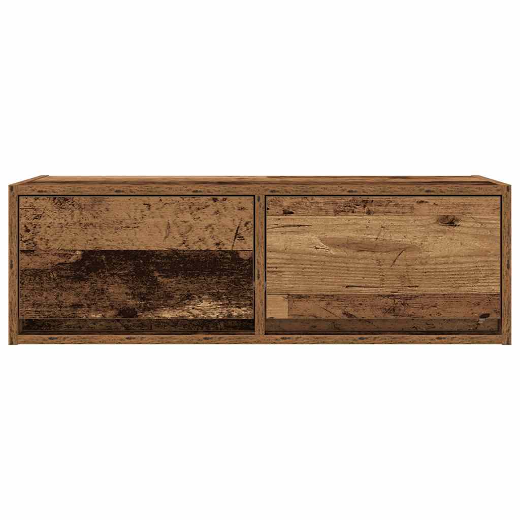 Mobile Porta TV Legno Antico 80x31x25,5 cm Legno Multistrato - homemem39