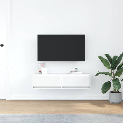 Mobile TV Bianco 100 x 31 x 25.5 cm Legno multistrato