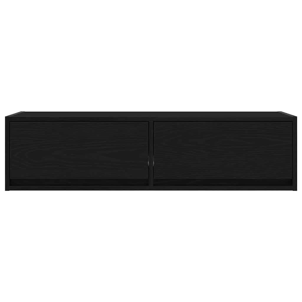 Mobile TV Rovere nero 100 x 31 x 25.5 cm Legno multistrato