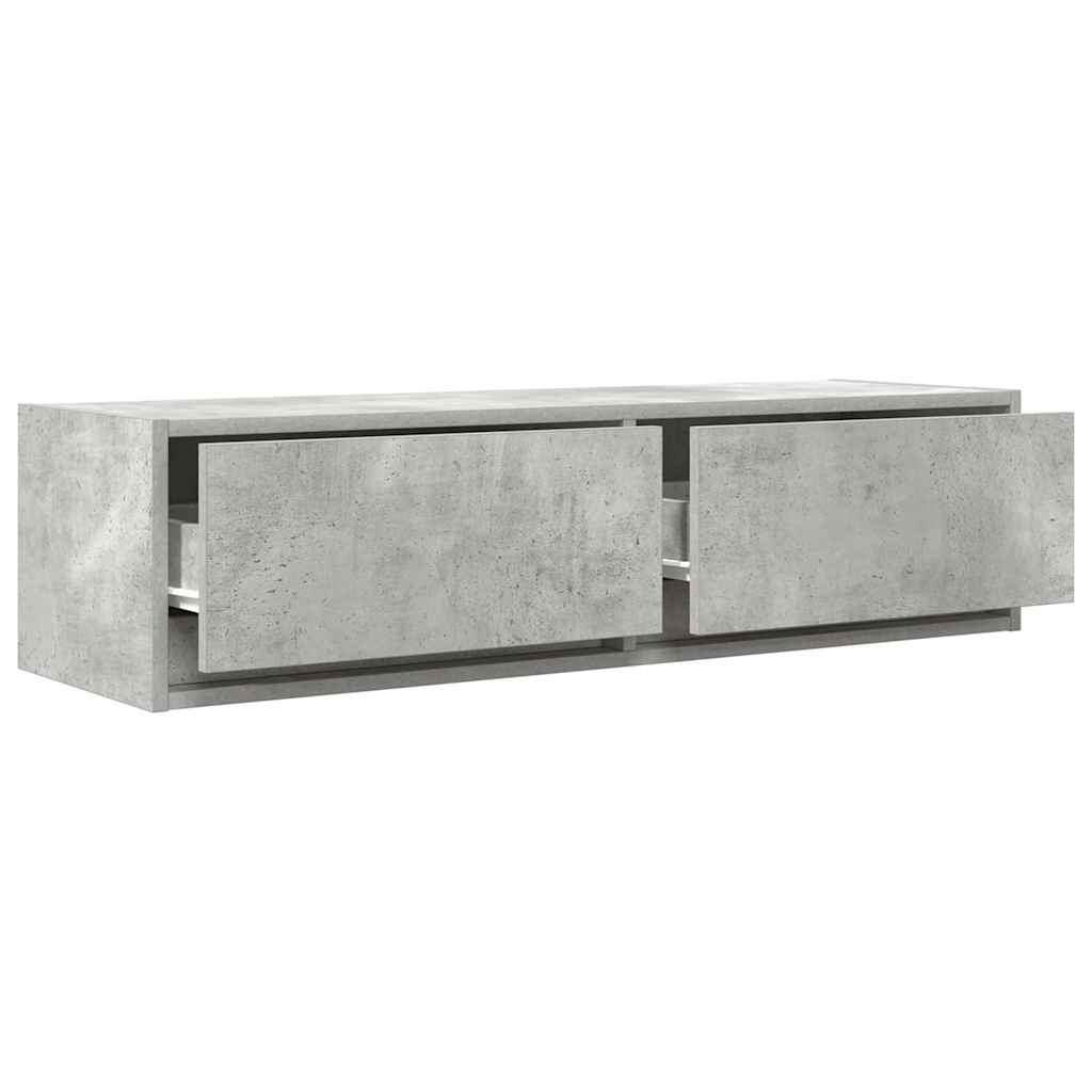 Mobile TV Grigio cemento 100 x 31 x 25.5 cm Legno multistrato