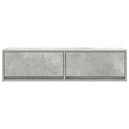 Mobile TV Grigio cemento 100 x 31 x 25.5 cm Legno multistrato