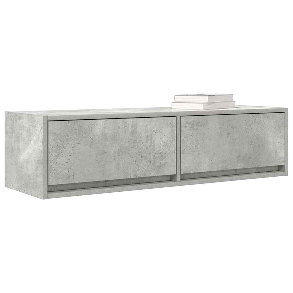 Mobile TV Grigio cemento 100 x 31 x 25.5 cm Legno multistrato