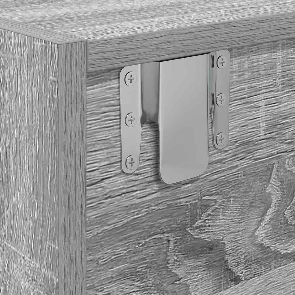 Mobile TV 100 x 31 x 25,5 cm Grigio sonoma Legno ingegnerizzato
