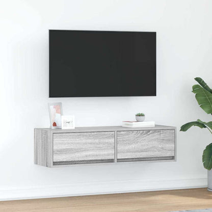 Mobile TV Grigio sonoma 100 x 31 x 25.5 cm Legno multistrato