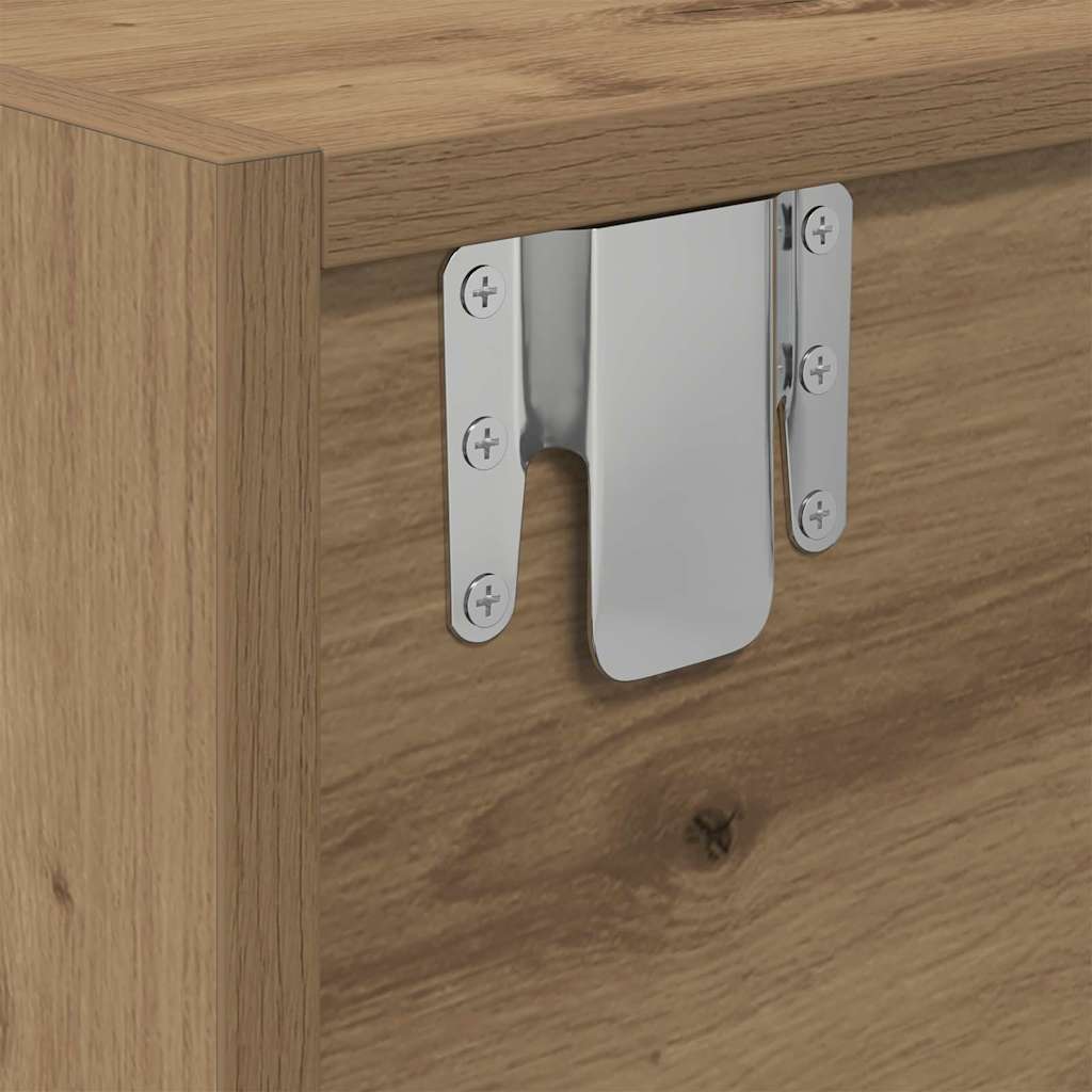 Mobile TV con cassetto rovere artigianale 100 x 31 x 25,5 cm | homemem39