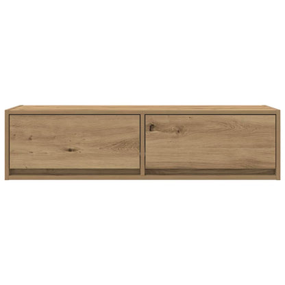 Mobile TV con cassetto rovere artigianale 100 x 31 x 25,5 cm | homemem39