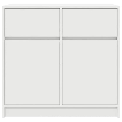 Credenza con Cassetto Bianco 80x34x76 cm in Legno Multistrato - homemem39