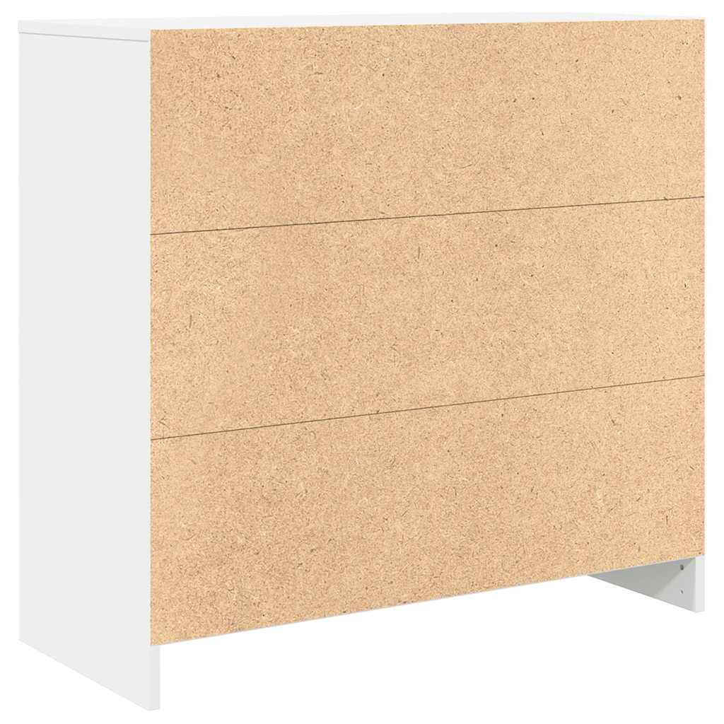 Credenza con Cassetto Bianco 80x34x76 cm in Legno Multistrato - homemem39