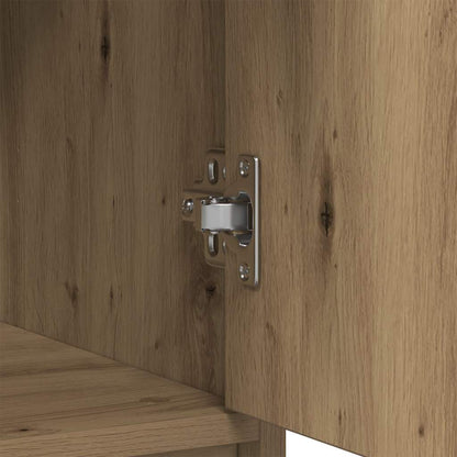 Credenza con Cassetto Rovere Artigianale 80x34x76 cm Truciolato