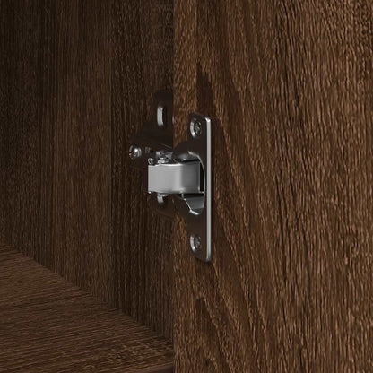 Credenza con Cassetto Rovere Marrone 101x35x76 cm in Truciolato - homemem39