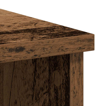 Credenza con Cassetto Legno Antico 101x35x76 cm in Truciolato - homemem39