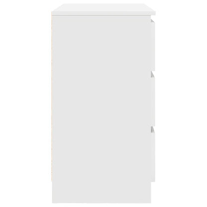 Credenza con Cassetto Bianco 71x35x65 cm in Legno Multistrato