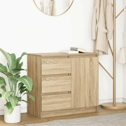 Credenza con Cassetto Rovere Sonoma 71x35x65 cm in Truciolato