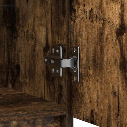 Credenza con Cassetto Rovere Fumo 71x35x65 cm in Truciolato - homemem39