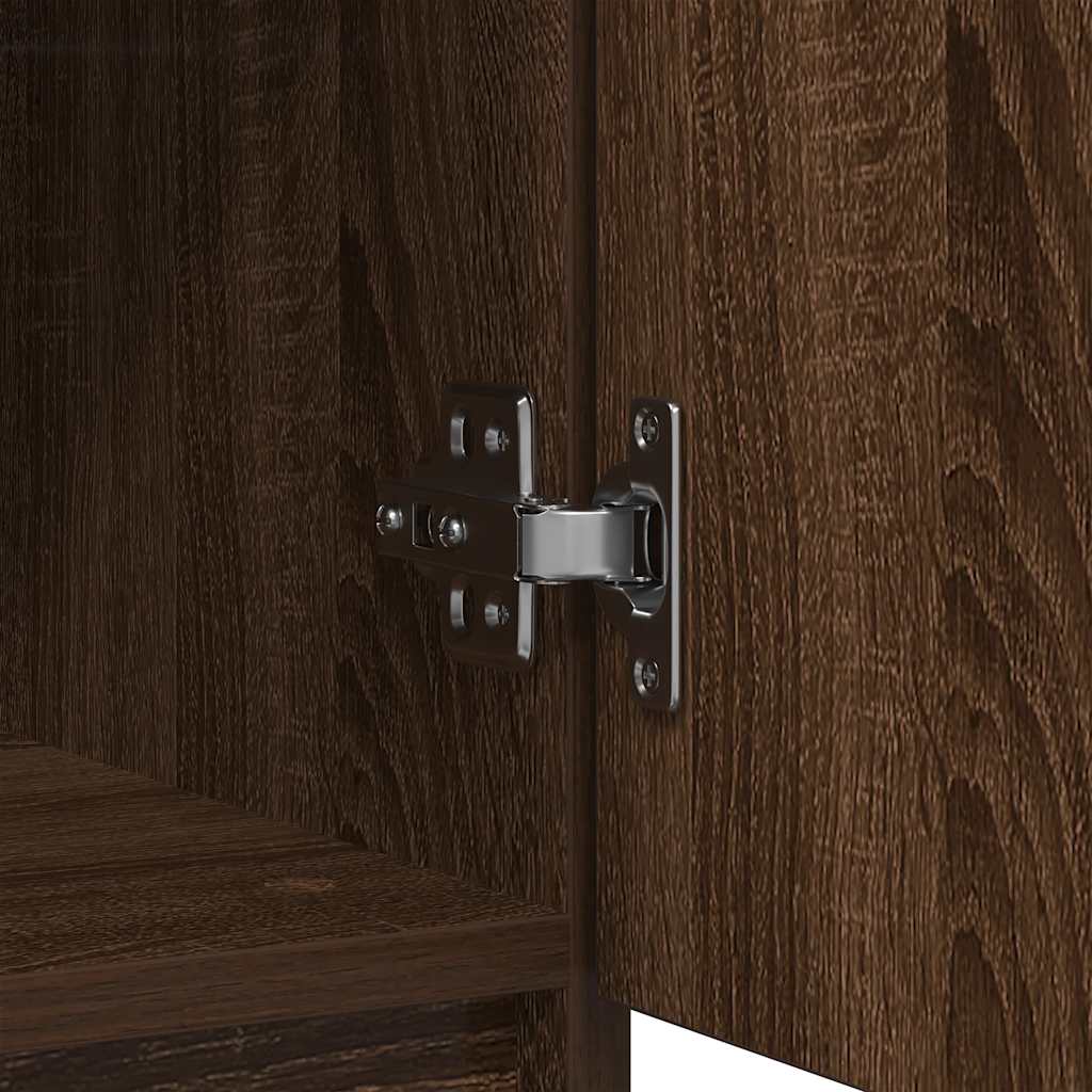 Credenza con Cassetto Rovere Marrone 71x35x65 cm in Truciolato - homemem39