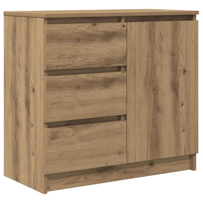 Credenza con Cassetto Rovere Artigianale 71x35x65 cm Truciolato