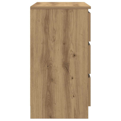 Credenza con Cassetto Rovere Artigianale 71x35x65 cm Truciolato