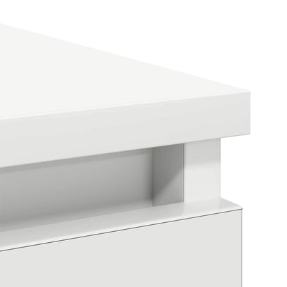 Credenza con Cassetti Bianco 71x35x84 cm in Legno Multistrato