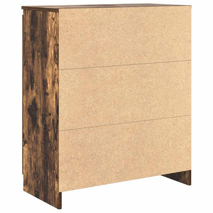 Credenza con Cassetti Rovere Fumo 71x35x84 cm in Truciolato - homemem39