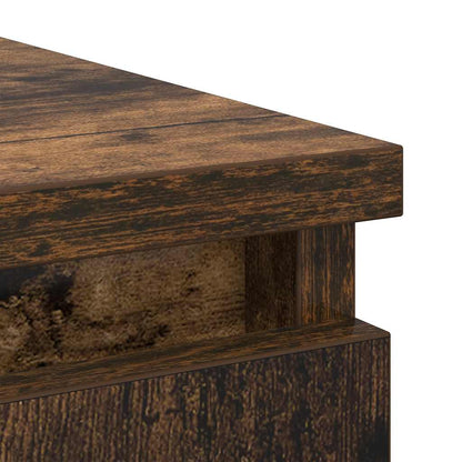 Credenza con Cassetti Rovere Fumo 71x35x84 cm in Truciolato - homemem39