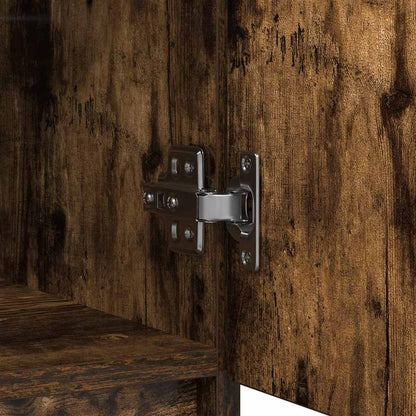 Credenza con Cassetti Rovere Fumo 71x35x84 cm in Truciolato - homemem39