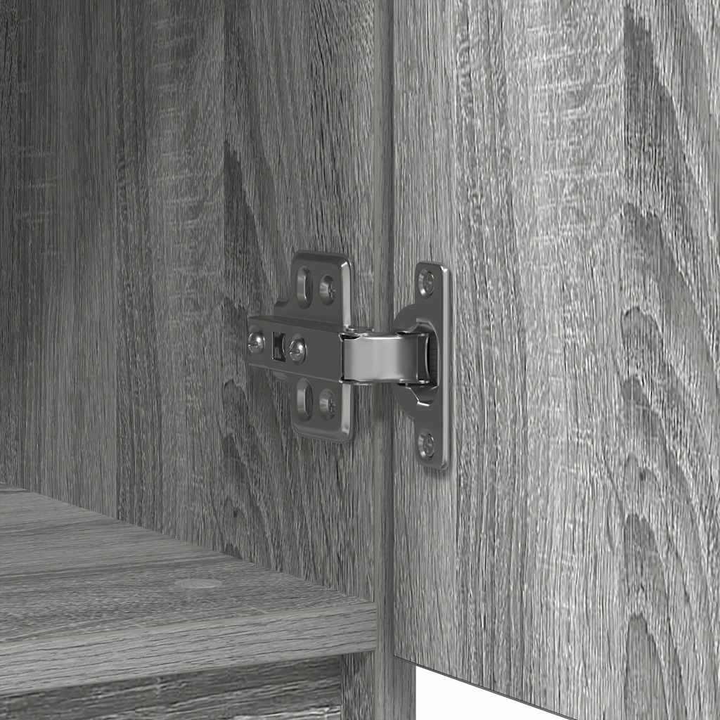 Credenza con Cassetti Grigio Sonoma 71x35x84 cm in Truciolato