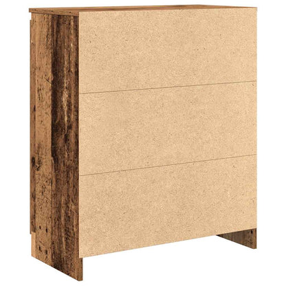 Credenza con Cassetti Legno Antico 71x35x84 cm in Truciolato - homemem39