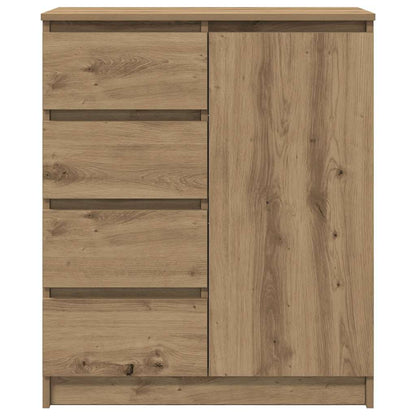 Credenza con Cassetti Rovere Artigianale 71x35x84 cm Truciolato