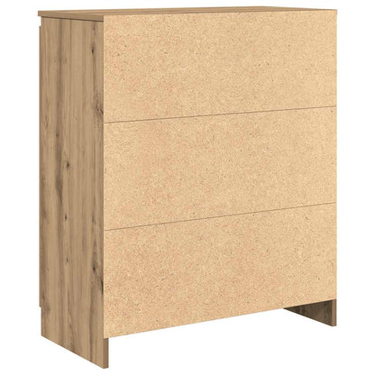 Credenza con Cassetti Rovere Artigianale 71x35x84 cm Truciolato