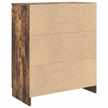 Credenza con Cassetto Rovere Fumo 71x35x84 cm in Truciolato - homemem39