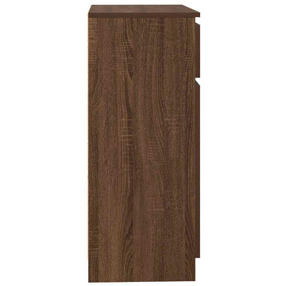 Credenza con Cassetto Rovere Marrone 71x35x84 cm in Truciolato - homemem39