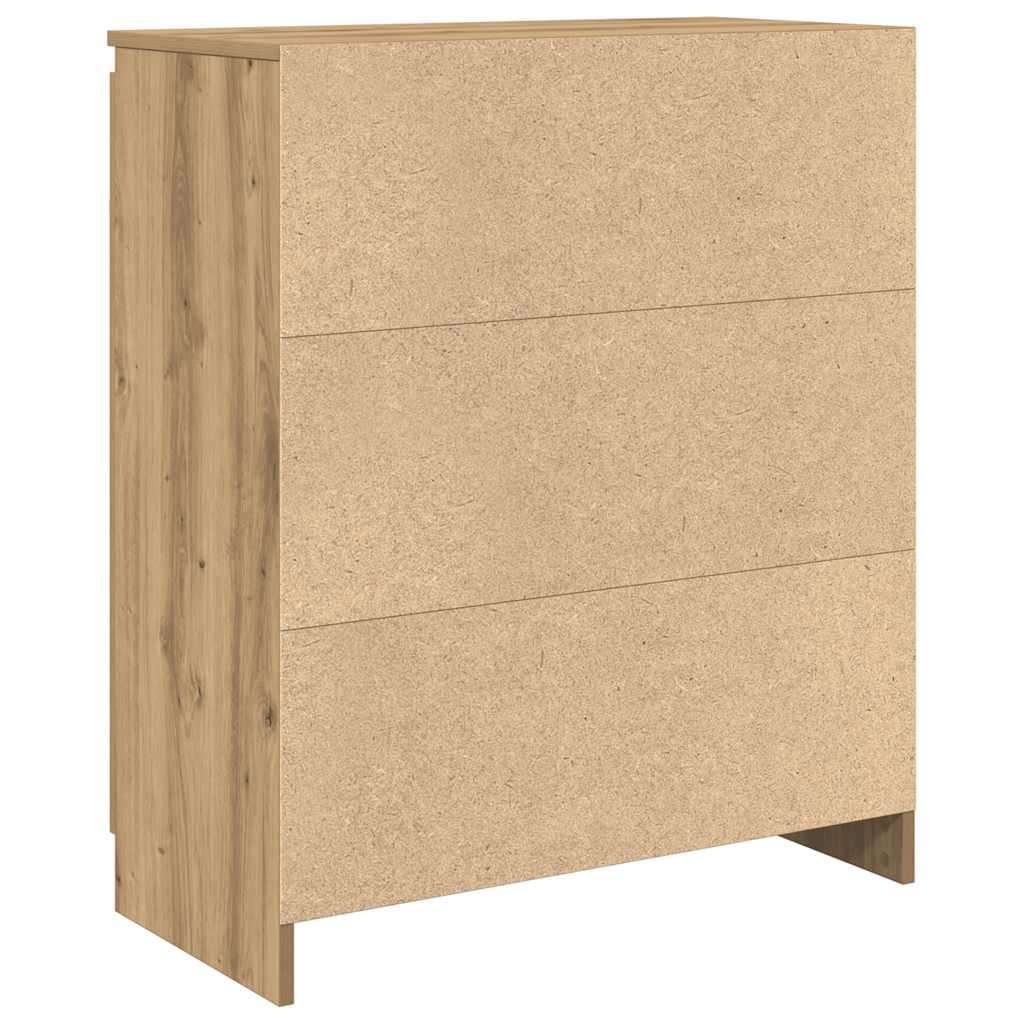 Credenza con Cassetto Rovere Artigianale 71x35x84 cm Truciolato