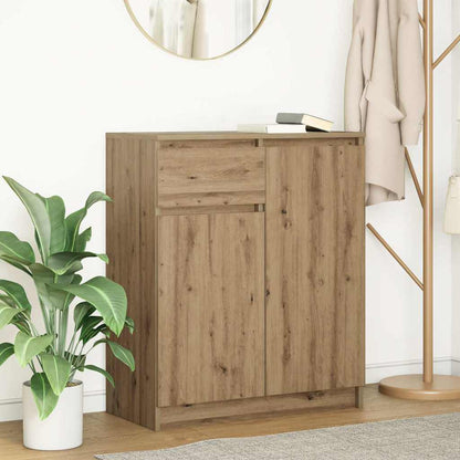 Credenza con Cassetto Rovere Artigianale 71x35x84 cm Truciolato