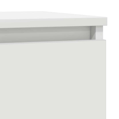Credenza con Cassetto Bianco 71x35x65 cm in Legno Multistrato - homemem39