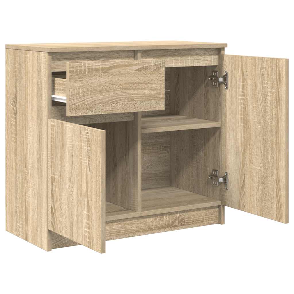 Credenza con Cassetto Rovere Sonoma 71x35x65 cm in Truciolato