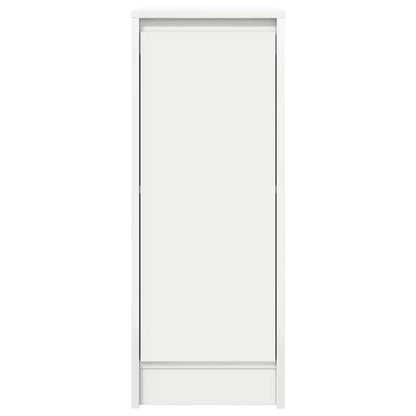 Credenza Bianca 29,5x34x76 cm in Legno Multistrato - homemem39