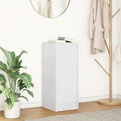 Credenza Bianca 29,5x34x76 cm in Legno Multistrato - homemem39