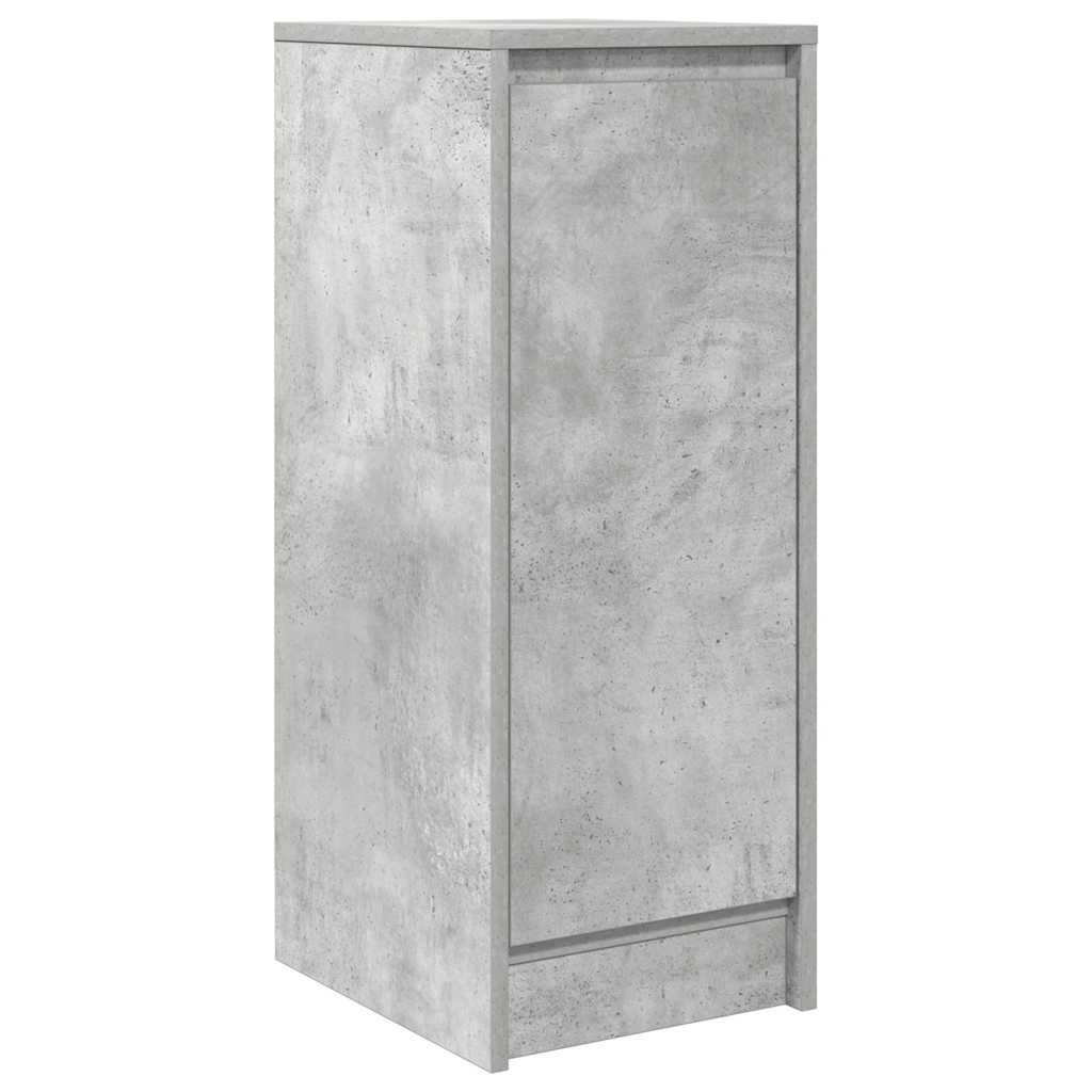 Credenza Grigio Cemento 29,5x34x76 cm in Legno Multistrato - homemem39