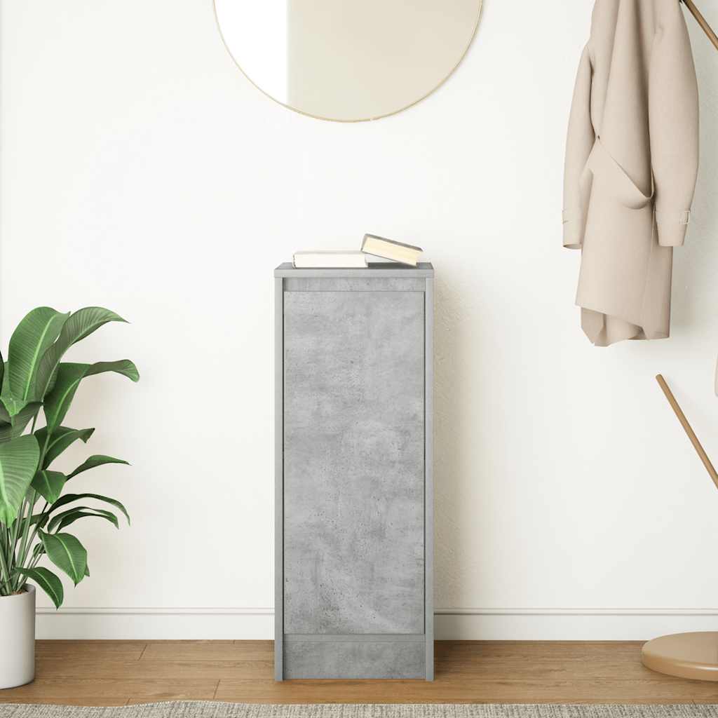 Credenza Grigio Cemento 29,5x34x76 cm in Legno Multistrato - homemem39