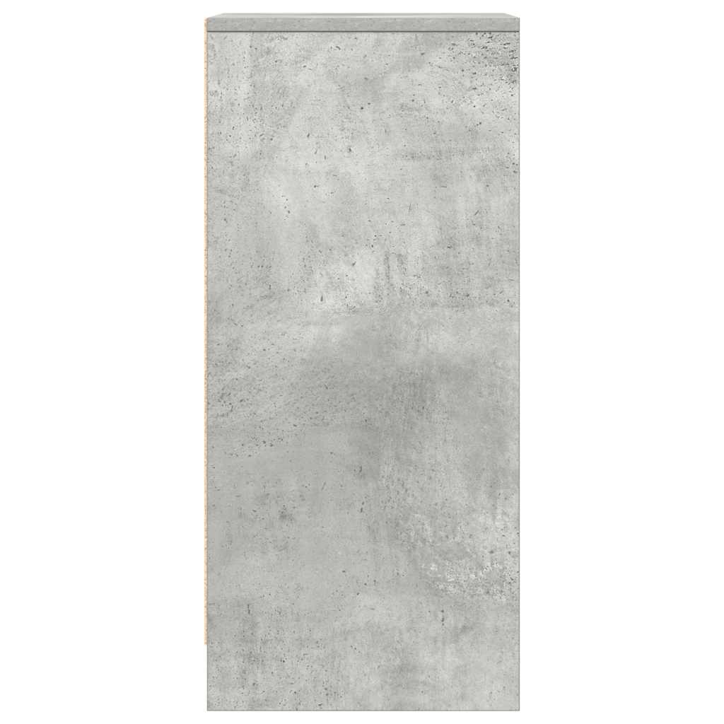Credenza Grigio Cemento 29,5x34x76 cm in Legno Multistrato - homemem39