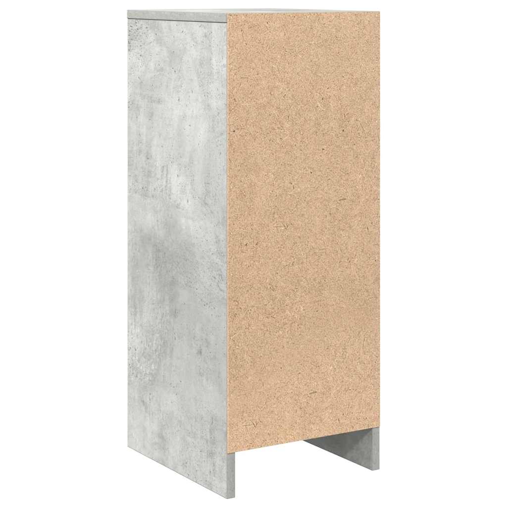 Credenza Grigio Cemento 29,5x34x76 cm in Legno Multistrato - homemem39