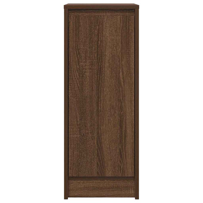 Credenza Rovere Marrone 29,5x34x76 cm in Legno Multistrato - homemem39