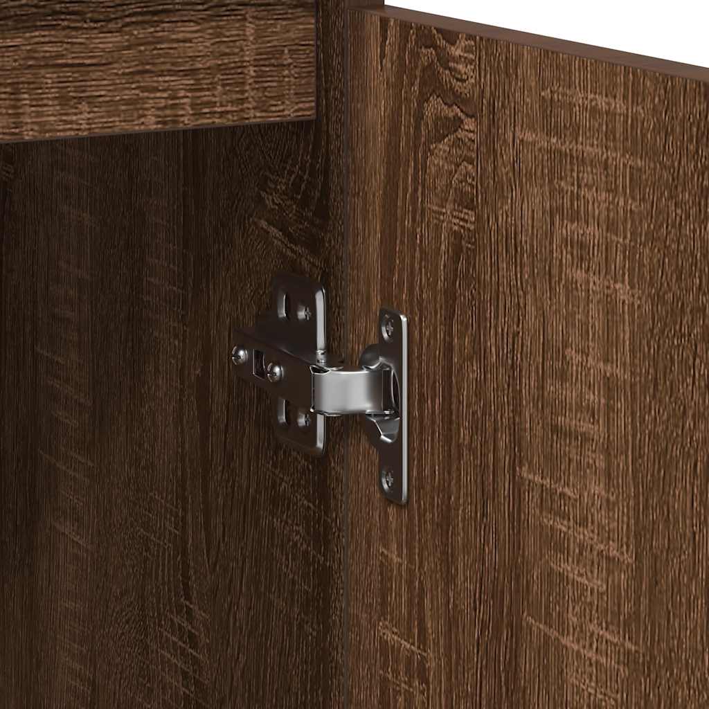 Credenza Rovere Marrone 57x34x76 cm in Legno tecnico - homemem39