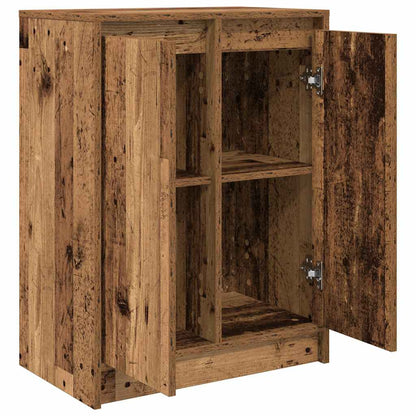 Credenza Legno Antico 57x34x76 cm in Legno Multistrato - homemem39