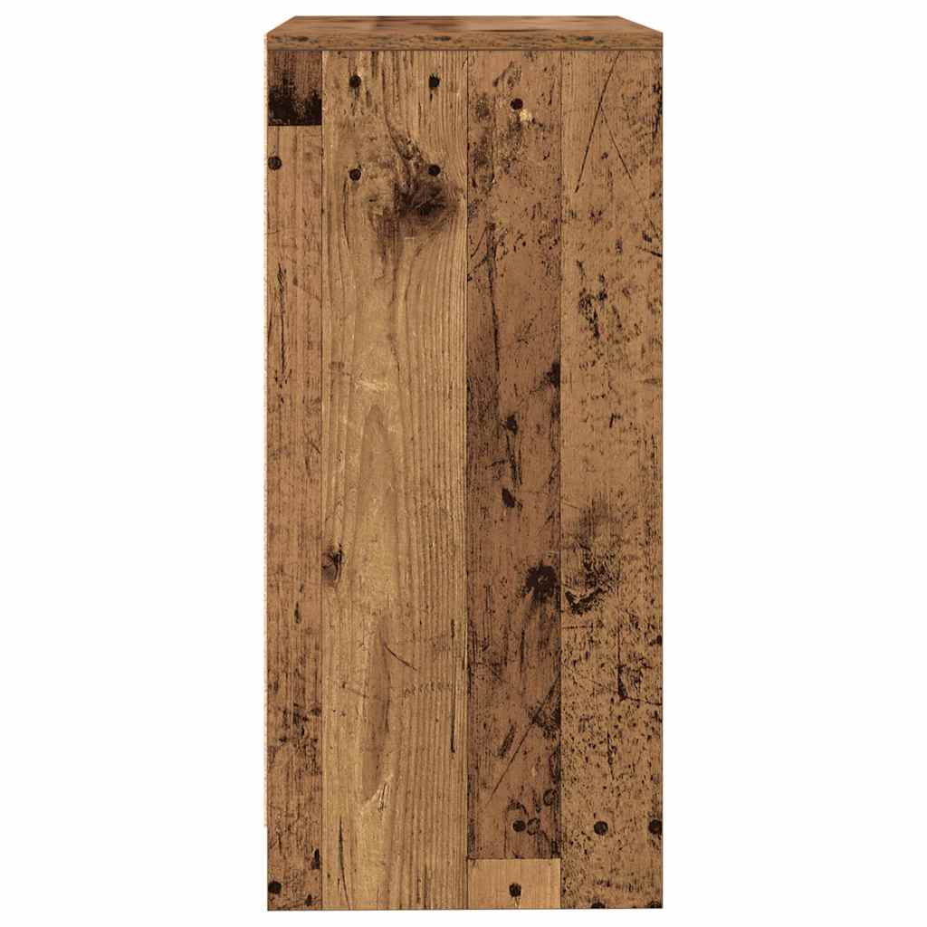 Credenza Legno Antico 57x34x76 cm in Legno Multistrato - homemem39