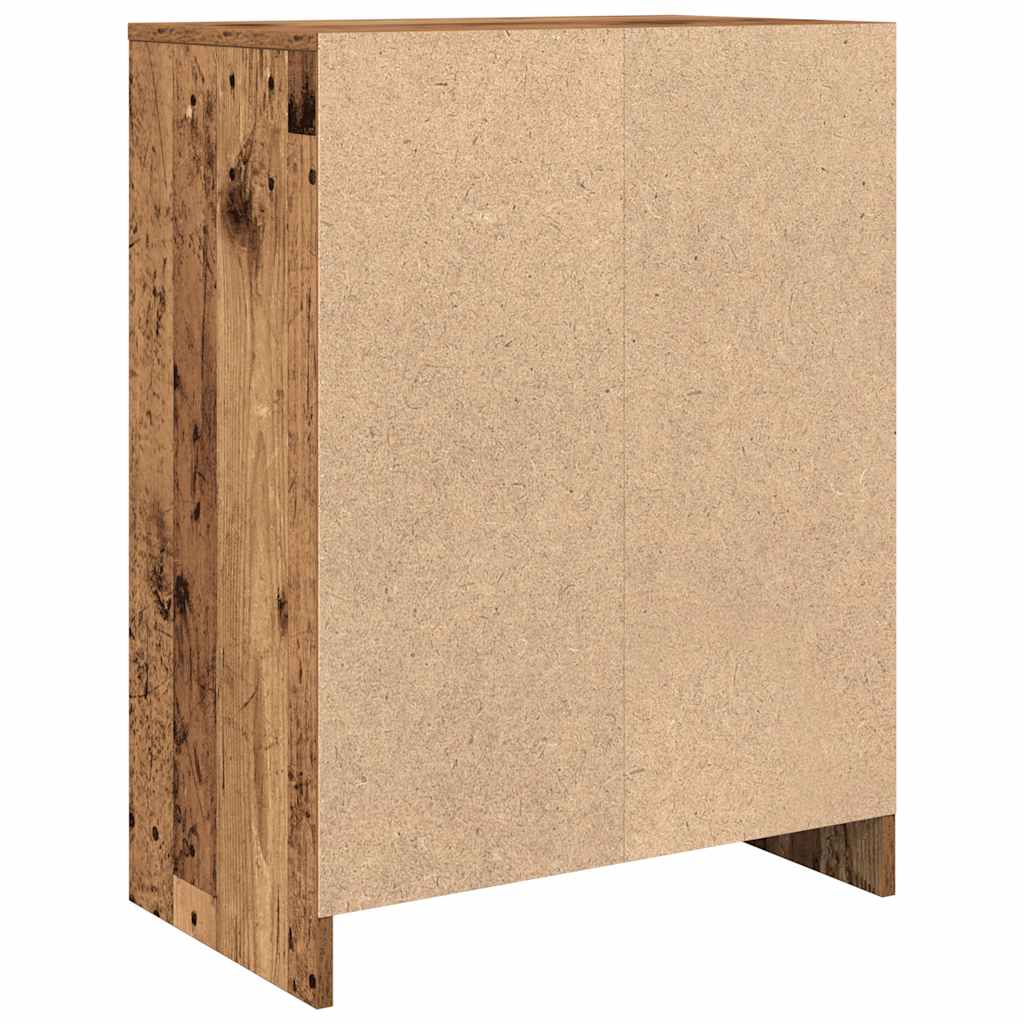 Credenza Legno Antico 57x34x76 cm in Legno Multistrato - homemem39