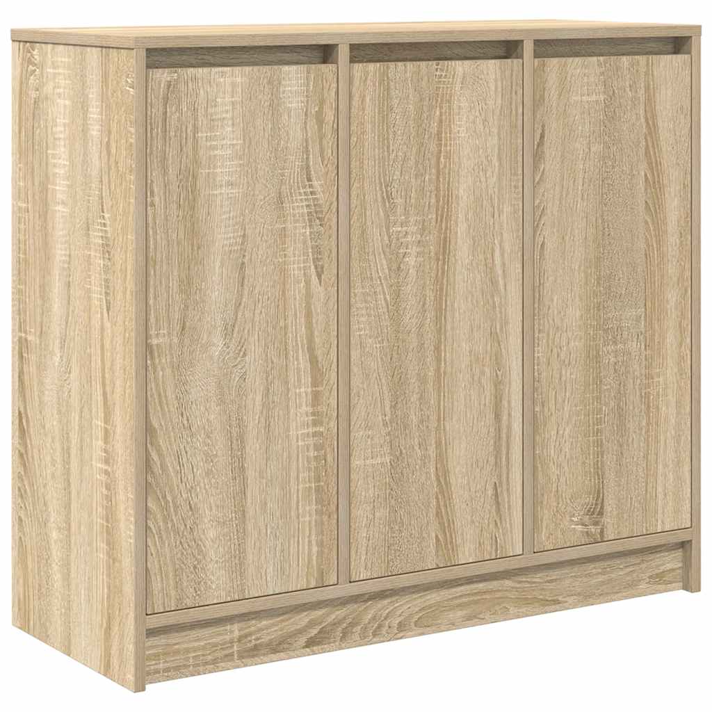 Credenza Rovere Sonoma 85x34x76 cm in Legno Multistrato - homemem39