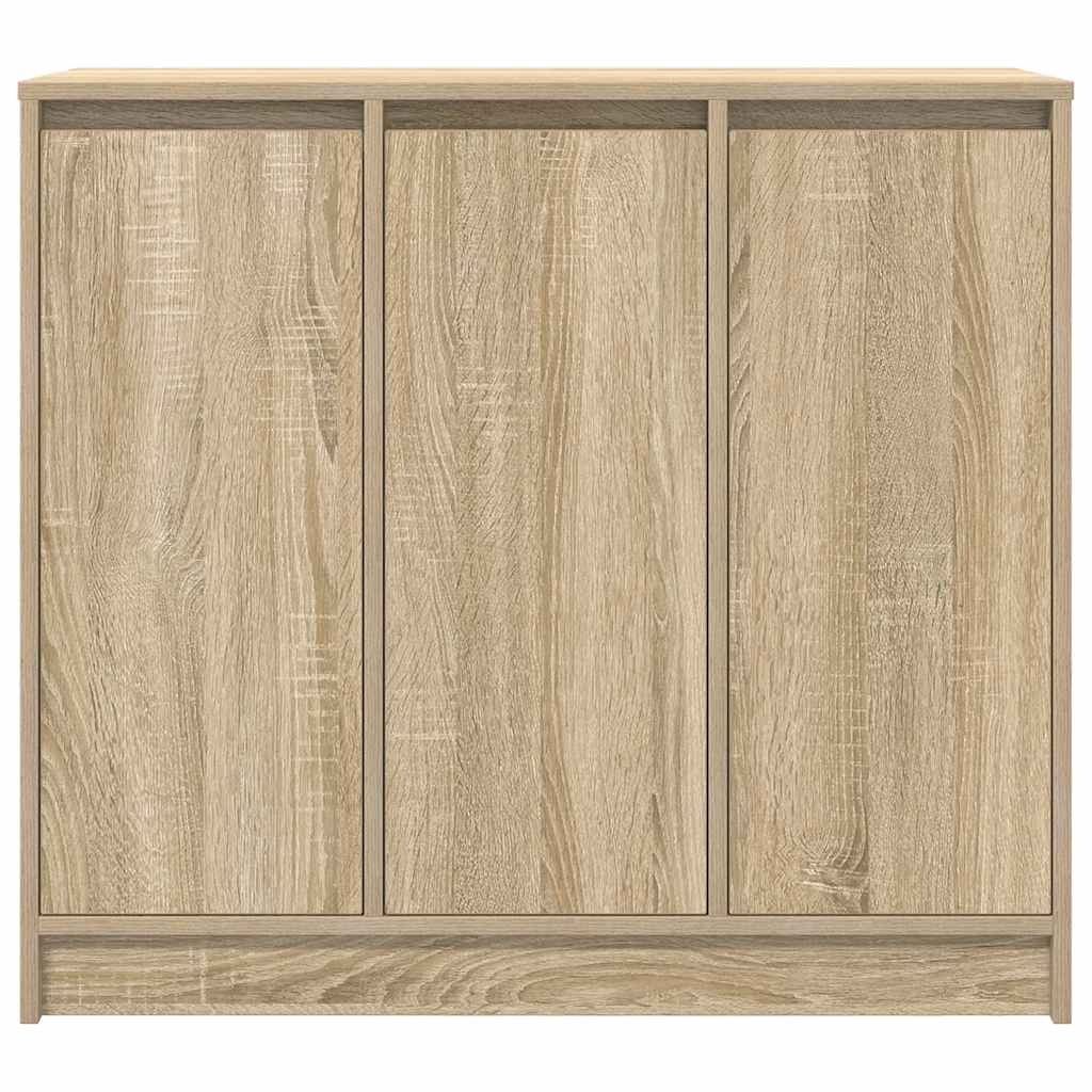 Credenza Rovere Sonoma 85x34x76 cm in Legno Multistrato - homemem39