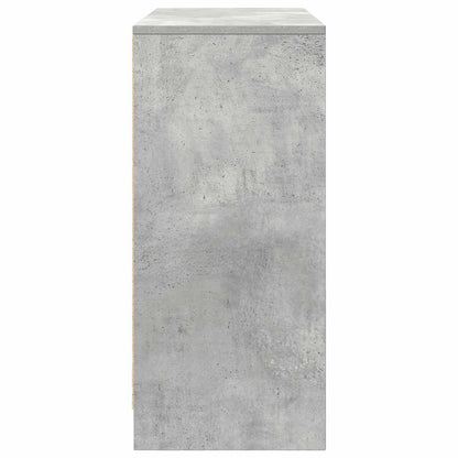 Credenza Grigio Cemento 85x34x76 cm in Legno Multistrato - homemem39