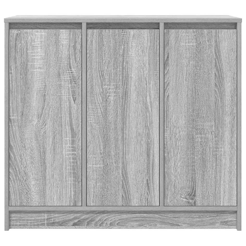 Credenza Grigio Sonoma 85x34x76 cm in Legno Multistrato - homemem39